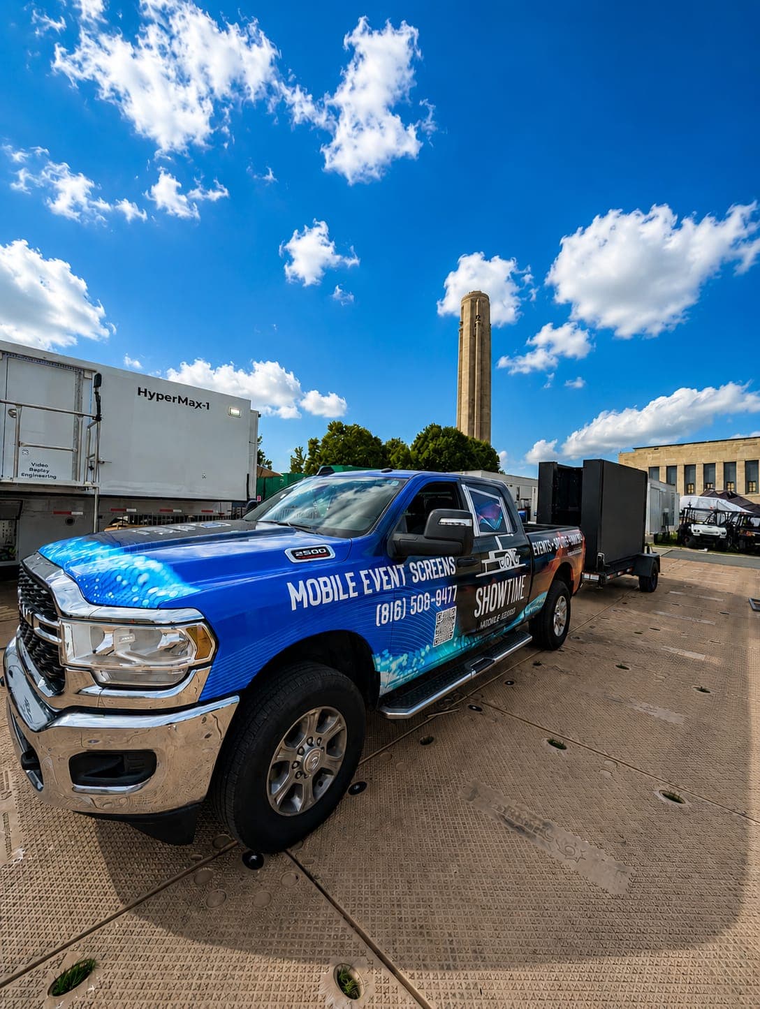 Showtime LED trailer deployment at the FIFA World Cup Fan Fest